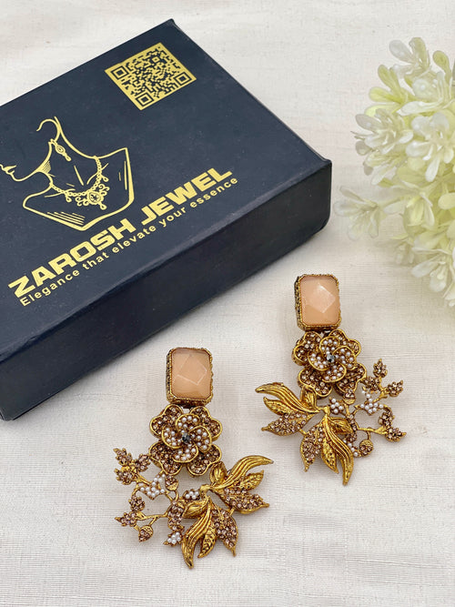 Shop the Shomaila Statement Earrings from Zarosh Jewel