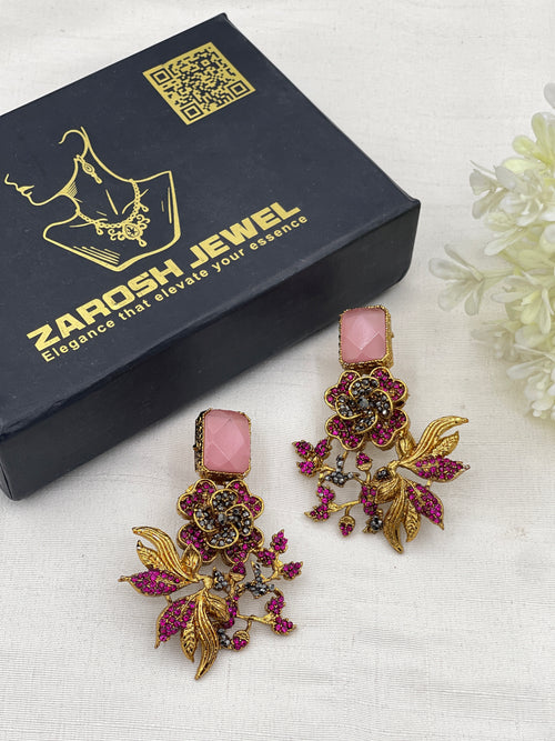 Shop the Shomaila Statement Earrings from Zarosh Jewel