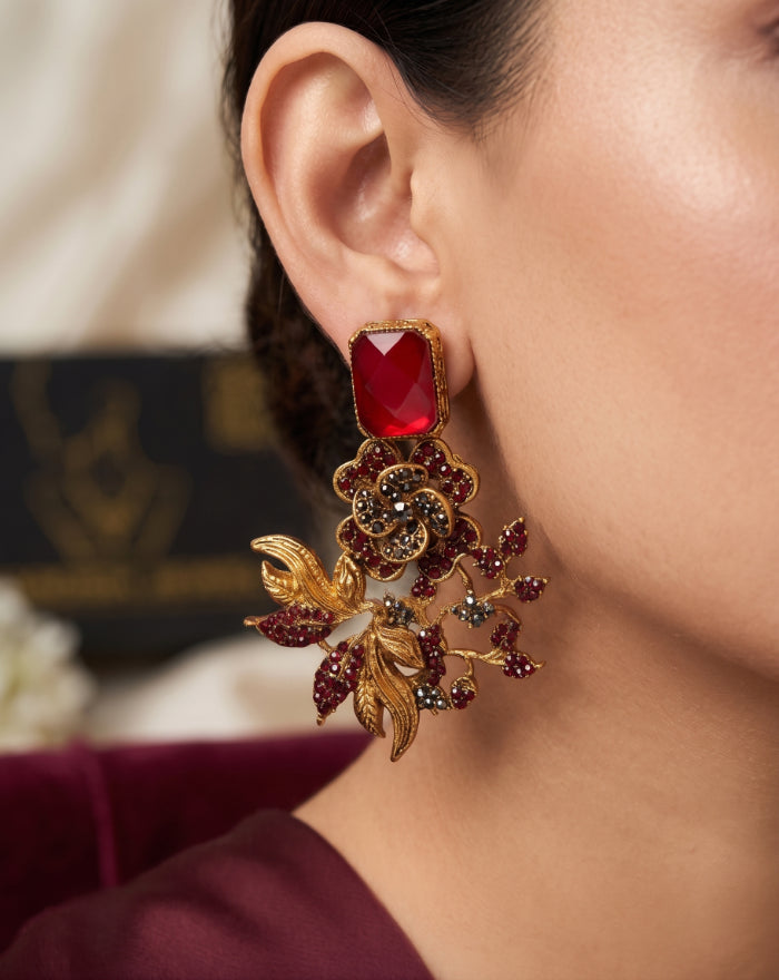 Shop the Shomaila Statement Earrings from Zarosh Jewel