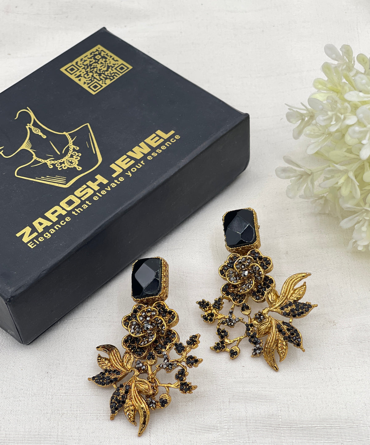 Shop the Shomaila Statement Earrings from Zarosh Jewel