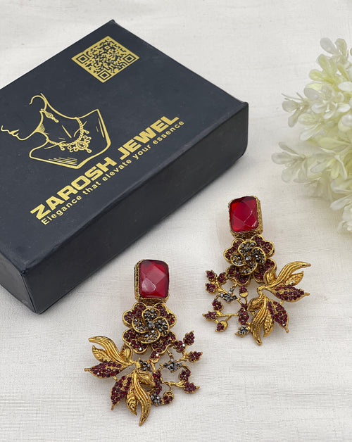 Shop the Shomaila Statement Earrings from Zarosh Jewel