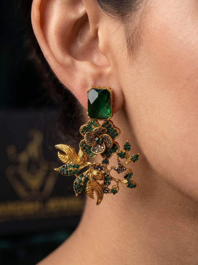 Shop the Shomaila Statement Earrings from Zarosh Jewel