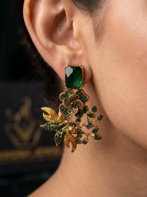Shop the Shomaila Statement Earrings from Zarosh Jewel