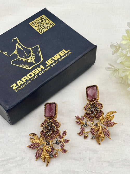 Shop the Shomaila Statement Earrings from Zarosh Jewel