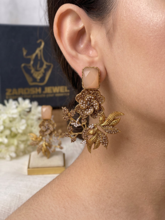 Shop the Shomaila Statement Earrings from Zarosh Jewel