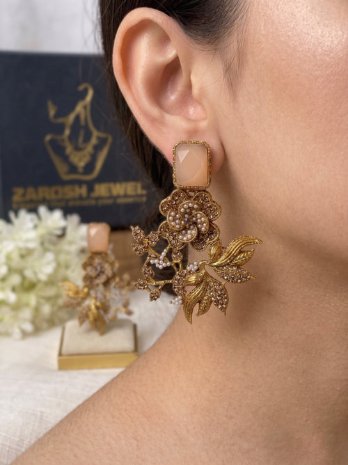 Shop the Shomaila Statement Earrings from Zarosh Jewel