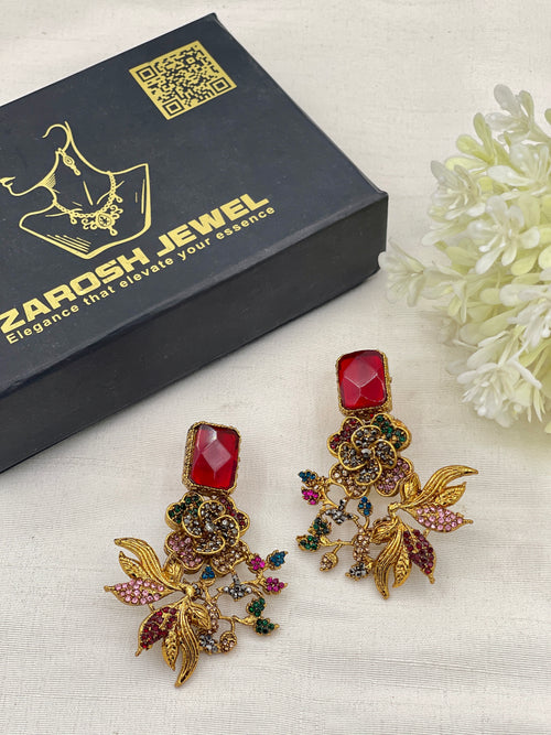 Shop the Shomaila Statement Earrings from Zarosh Jewel