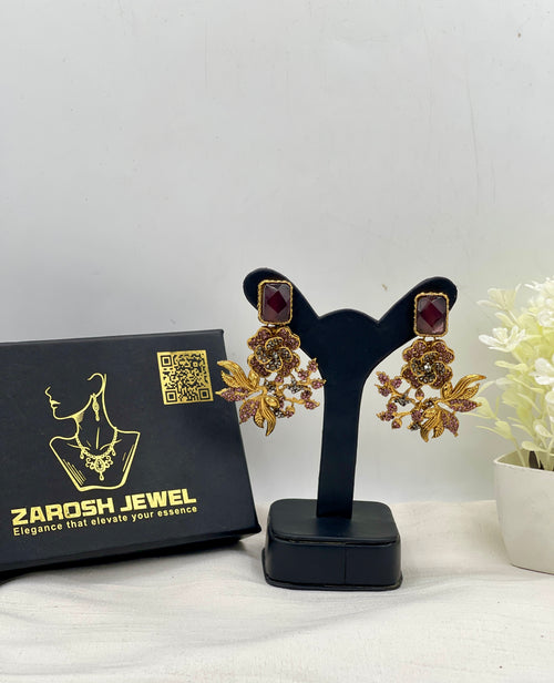 Shop the Shomaila Statement Earrings from Zarosh Jewel