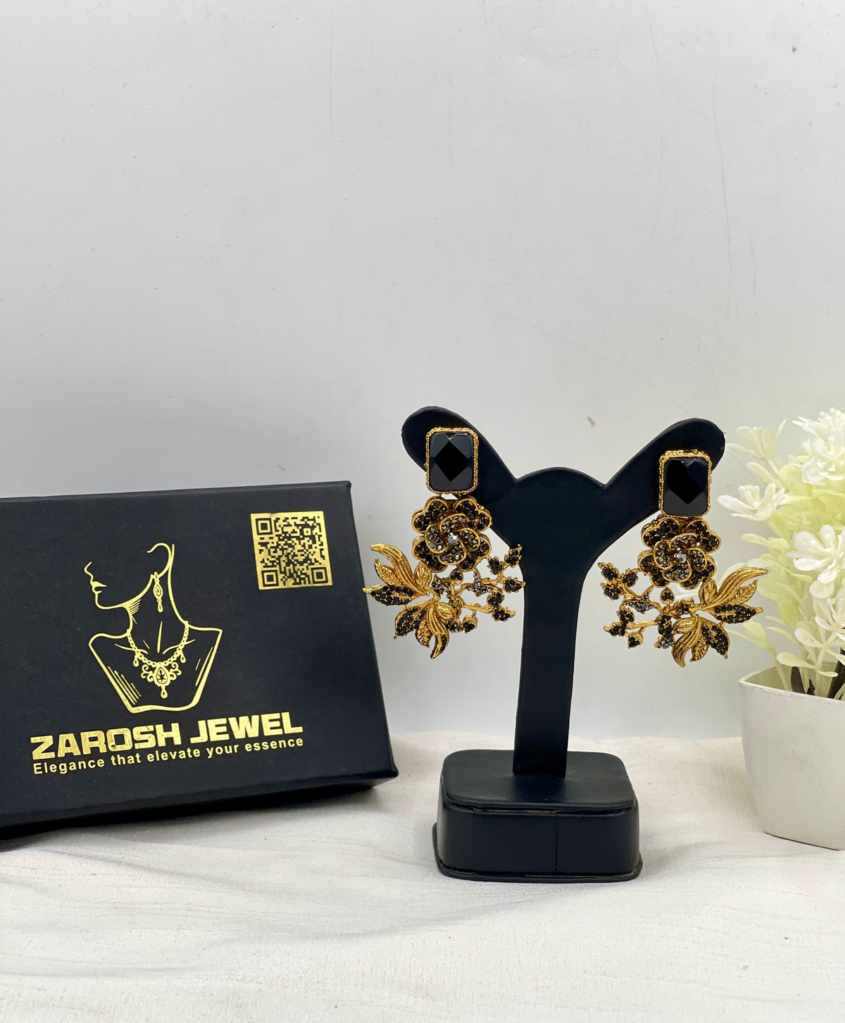 Shop the Shomaila Statement Earrings from Zarosh Jewel
