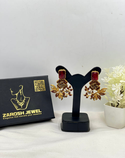 Shop the Shomaila Statement Earrings from Zarosh Jewel