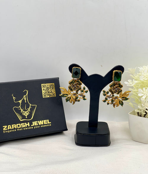 Shop the Shomaila Statement Earrings from Zarosh Jewel