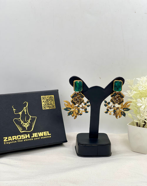Shop the Shomaila Statement Earrings from Zarosh Jewel