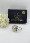 Silver Sunflower Bracelet by Zarosh Jewel