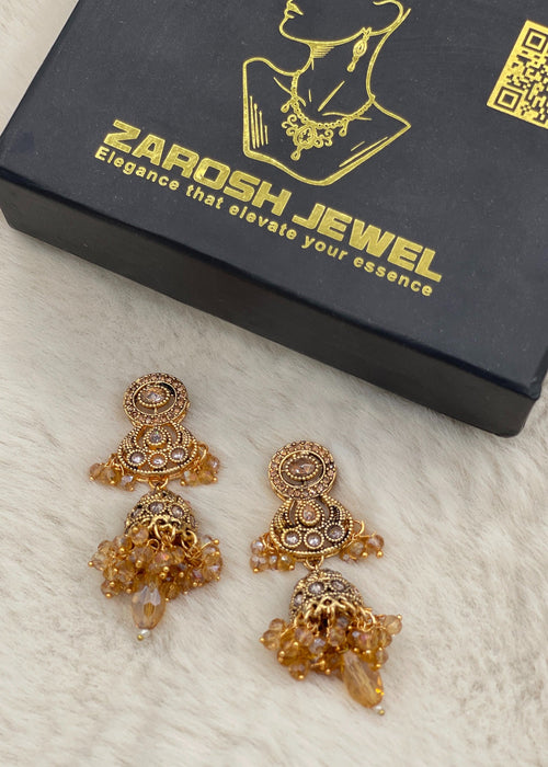 Shop the Sitara Floral Drops from Zarosh Jewel