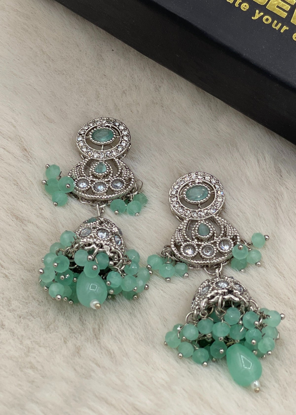 Shop the Sitara Floral Drops from Zarosh Jewel