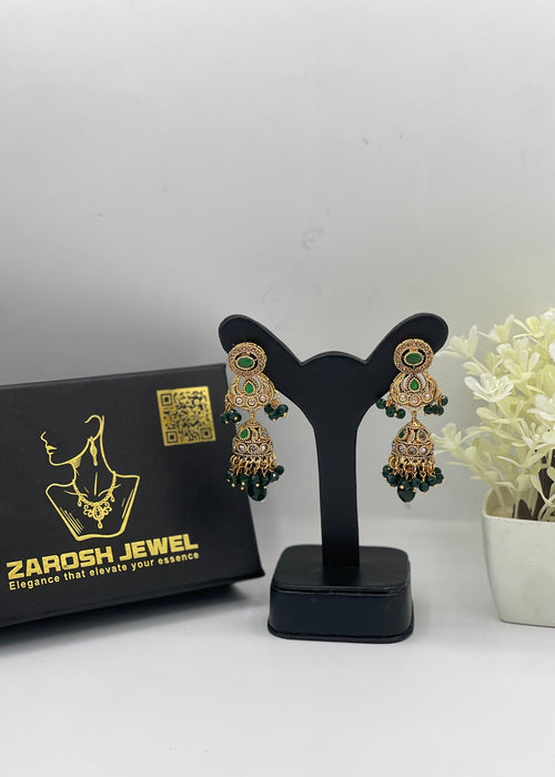 Shop the Sitara Floral Drops from Zarosh Jewel