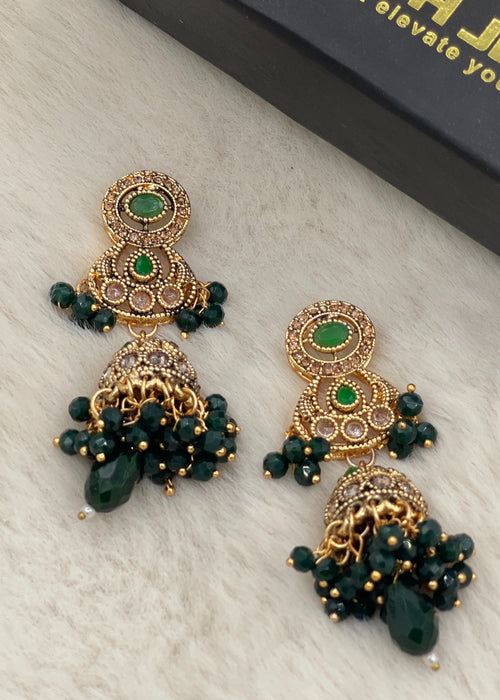 Shop the Sitara Floral Drops from Zarosh Jewel
