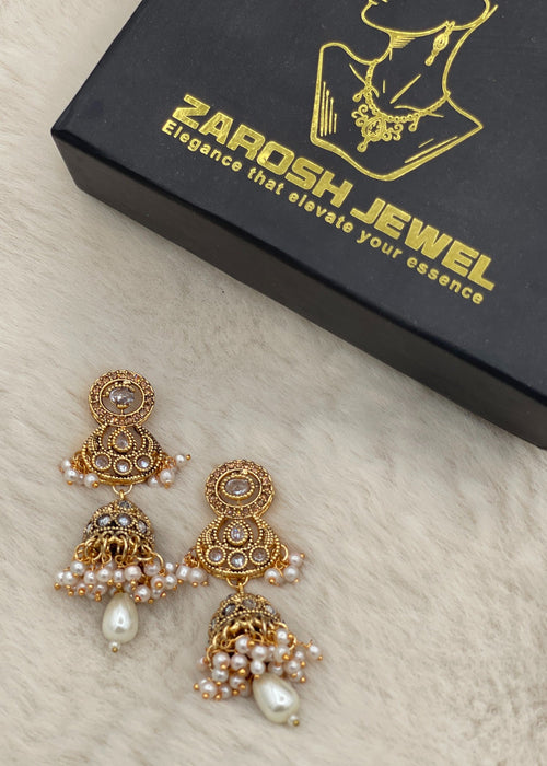 Shop the Sitara Floral Drops from Zarosh Jewel