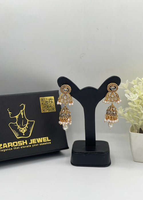 Shop the Sitara Floral Drops from Zarosh Jewel