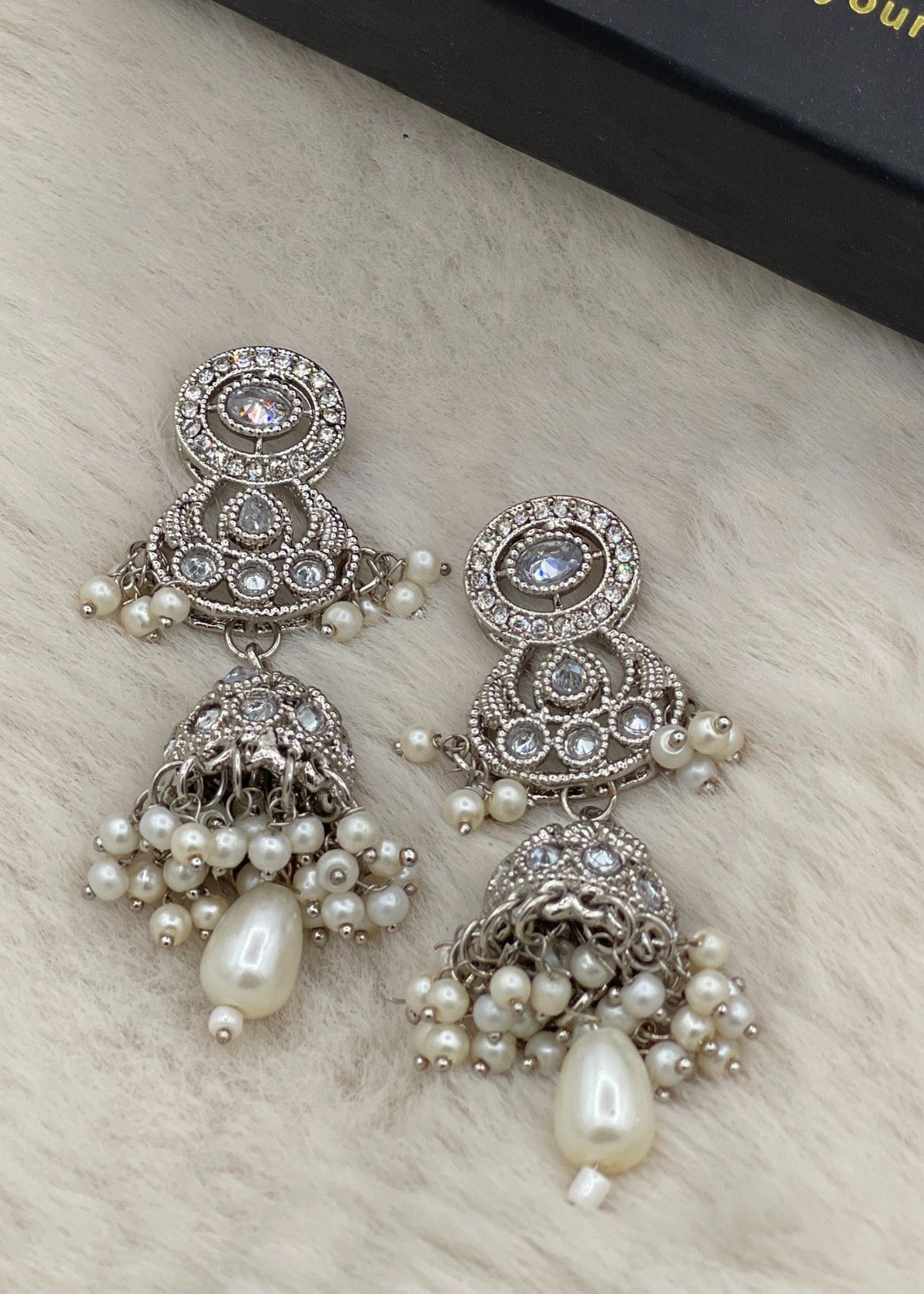 Shop the Sitara Floral Drops from Zarosh Jewel