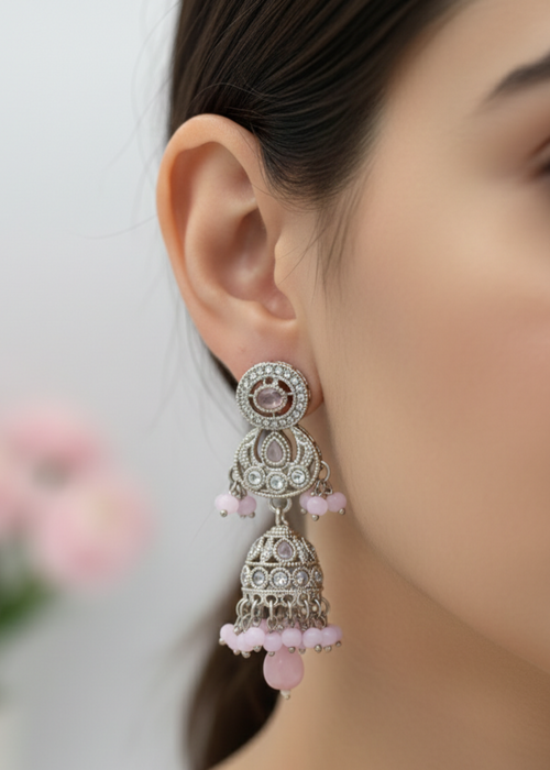 Shop the Sitara Floral Drops from Zarosh Jewel