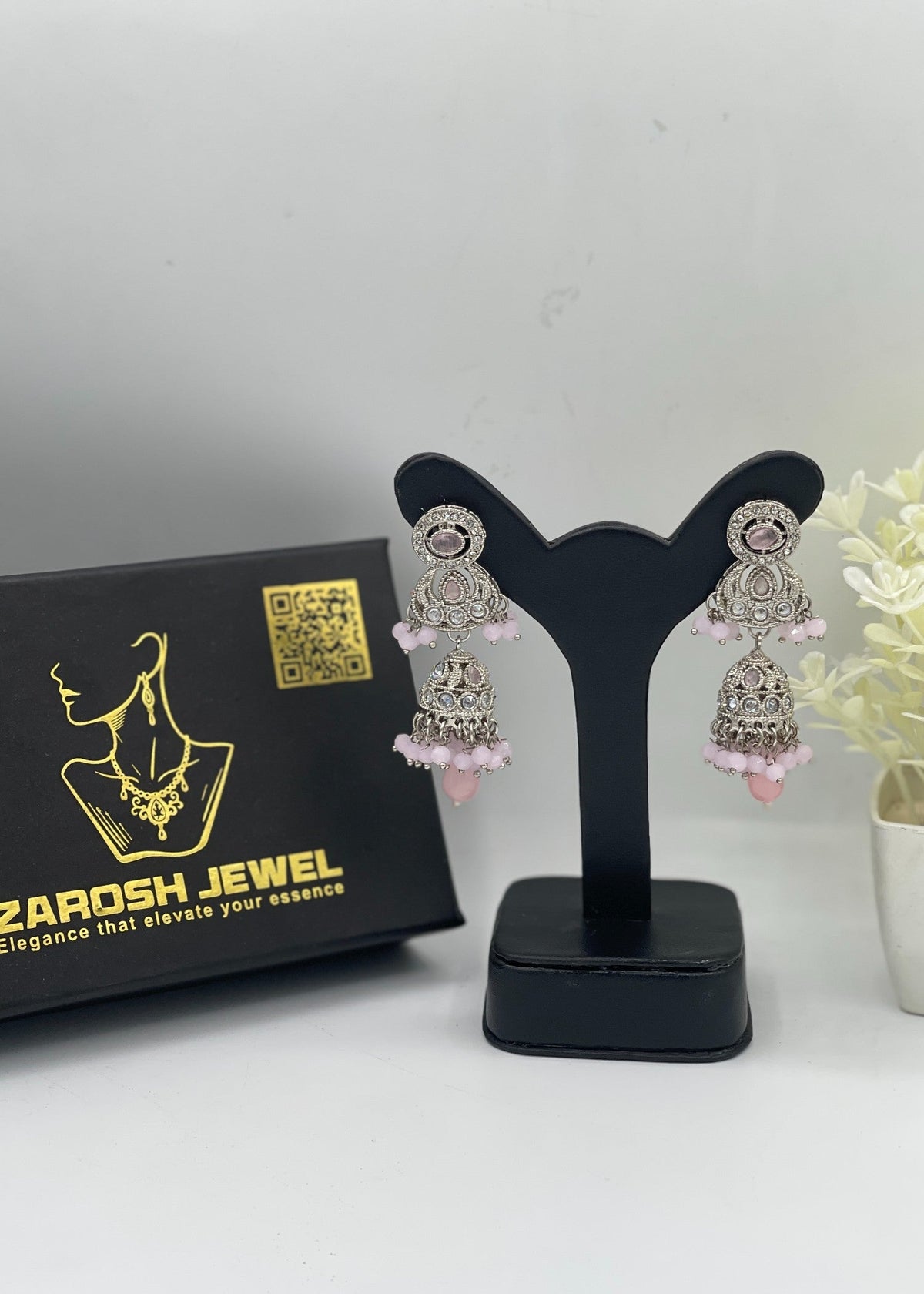 Shop the Sitara Floral Drops from Zarosh Jewel