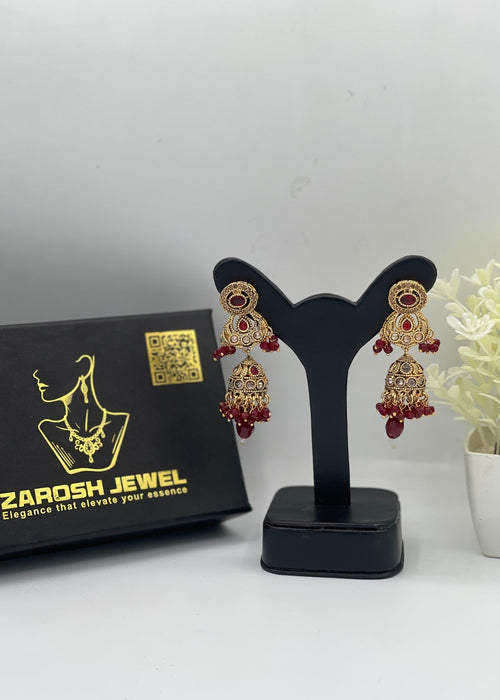 Shop the Sitara Floral Drops from Zarosh Jewel