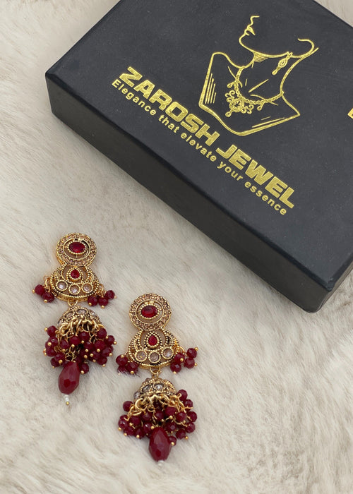 Shop the Sitara Floral Drops from Zarosh Jewel