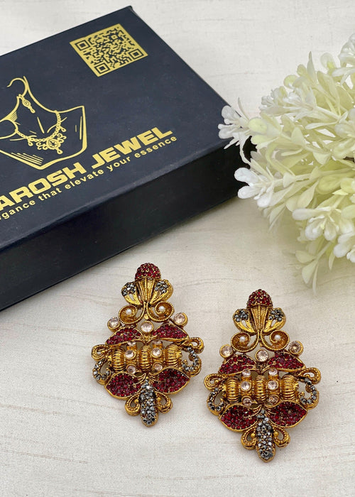 Shop the Sitara Heritage Earring from Zarosh Jewel