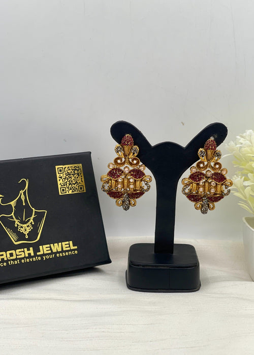 Shop the Sitara Heritage Earring from Zarosh Jewel