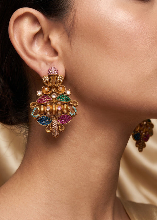 Shop the Sitara Heritage Earring from Zarosh Jewel