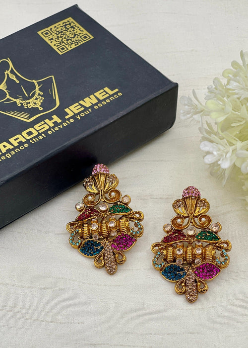 Shop the Sitara Heritage Earring from Zarosh Jewel