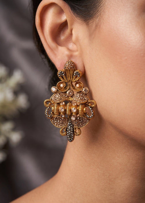 Shop the Sitara Heritage Earring from Zarosh Jewel