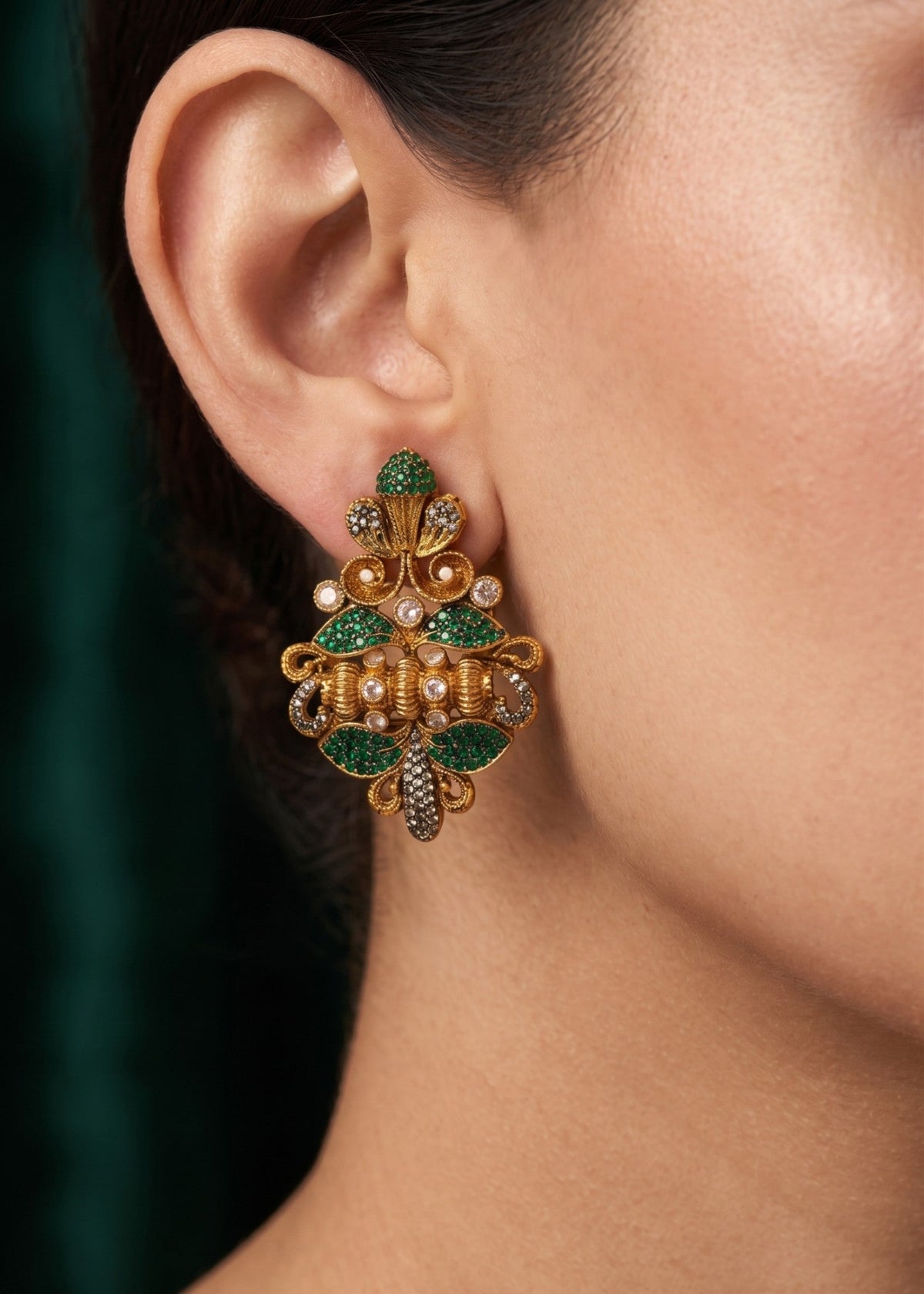 Sitara Heritage Earring by Zarosh Jewel