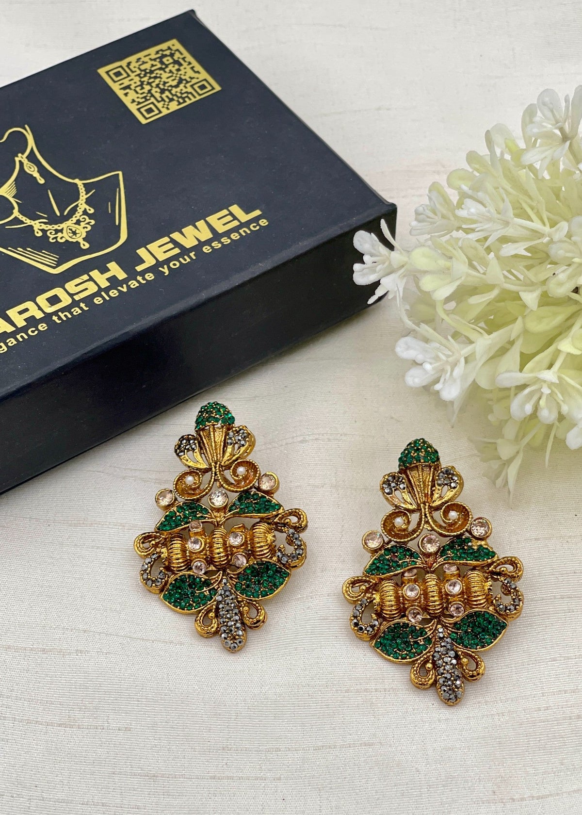 Shop the Sitara Heritage Earring from Zarosh Jewel