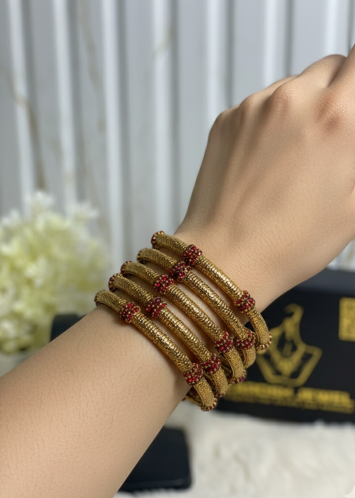 Shop the Sitara Pave Bangles from Zarosh Jewel