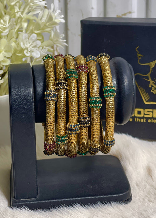 Shop the Sitara Pave Bangles from Zarosh Jewel