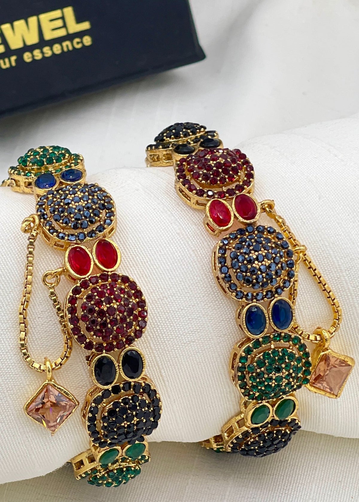 Shop the Sobia Openable Bangle Set from Zarosh Jewel