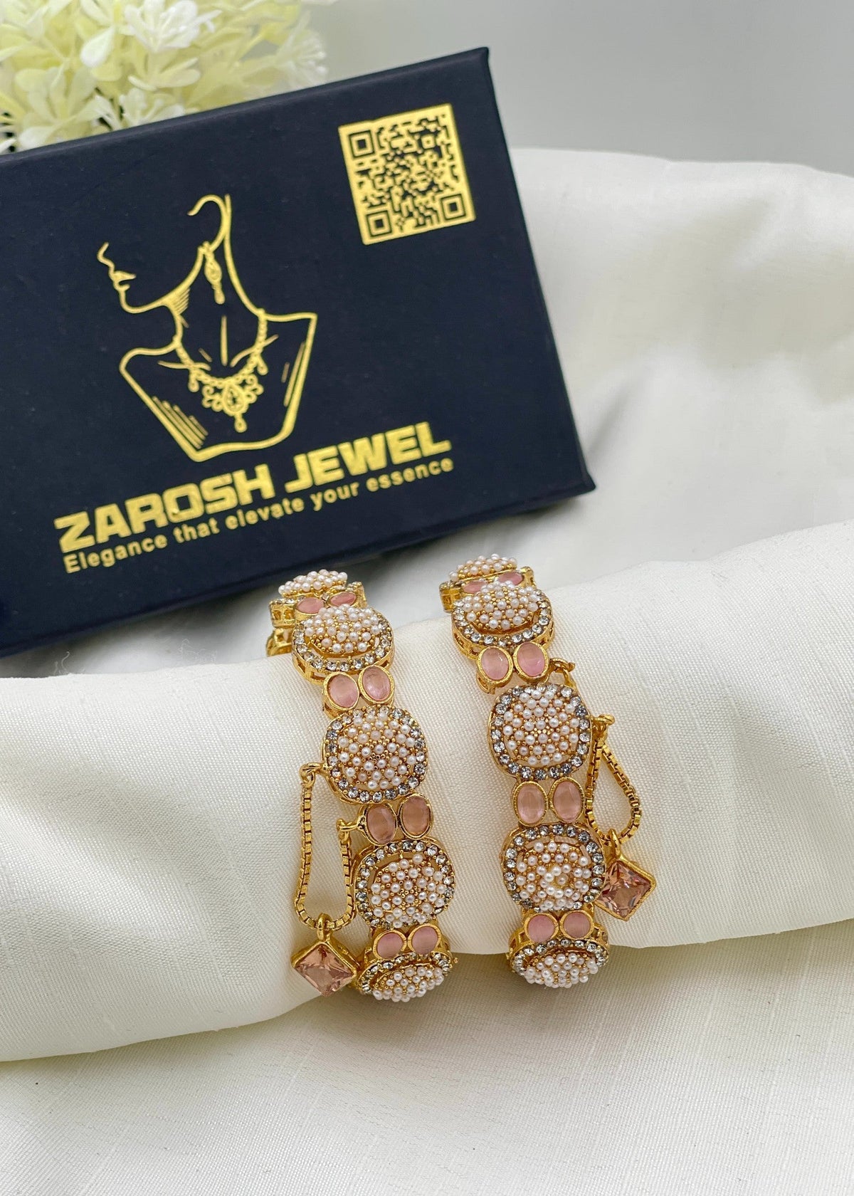 Shop the Sobia Openable Bangle Set from Zarosh Jewel