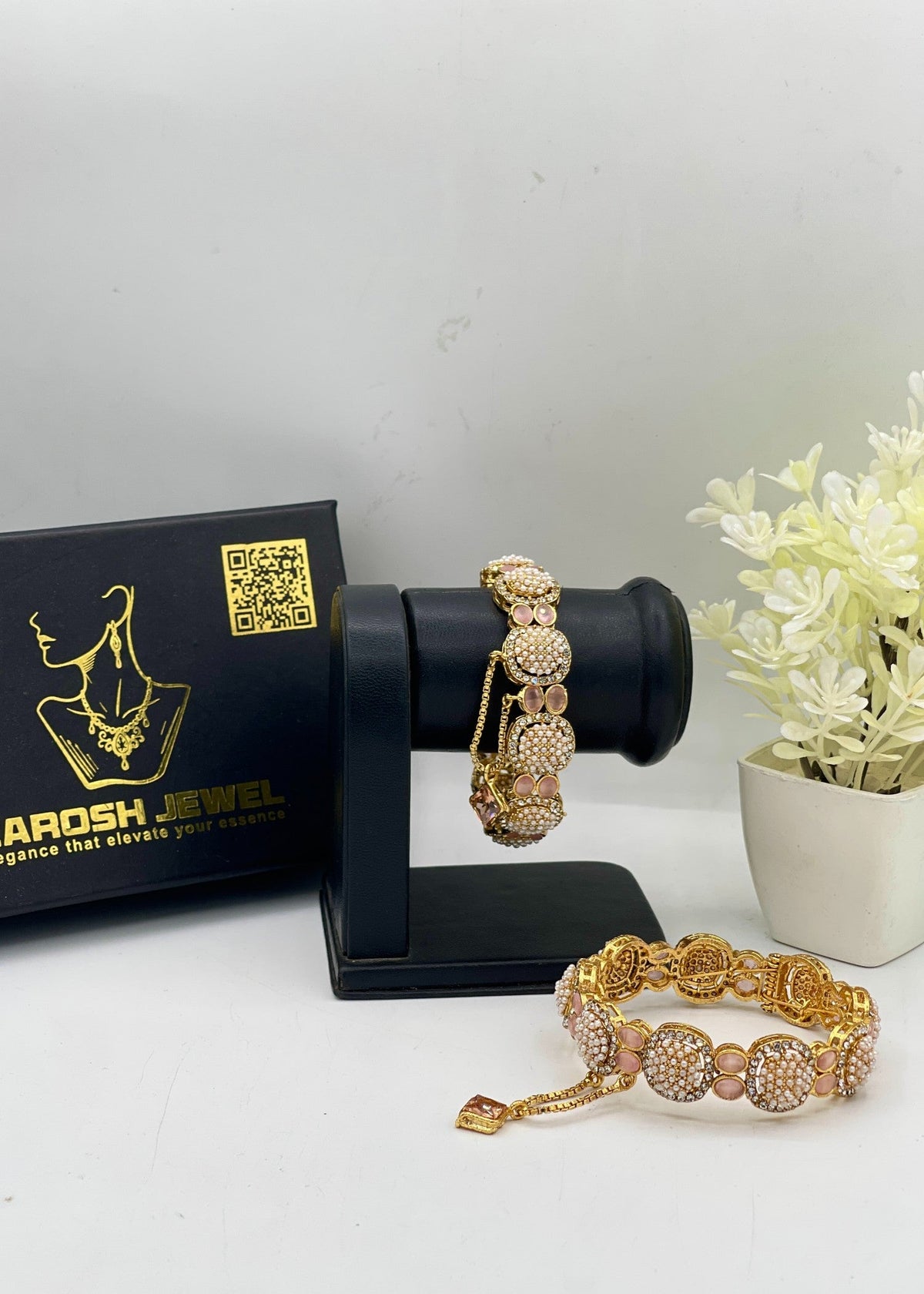 Shop the Sobia Openable Bangle Set from Zarosh Jewel