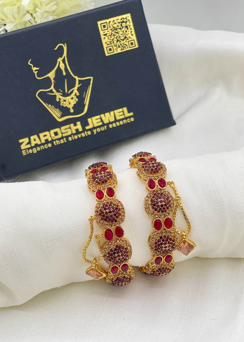 Shop the Sobia Openable Bangle Set from Zarosh Jewel