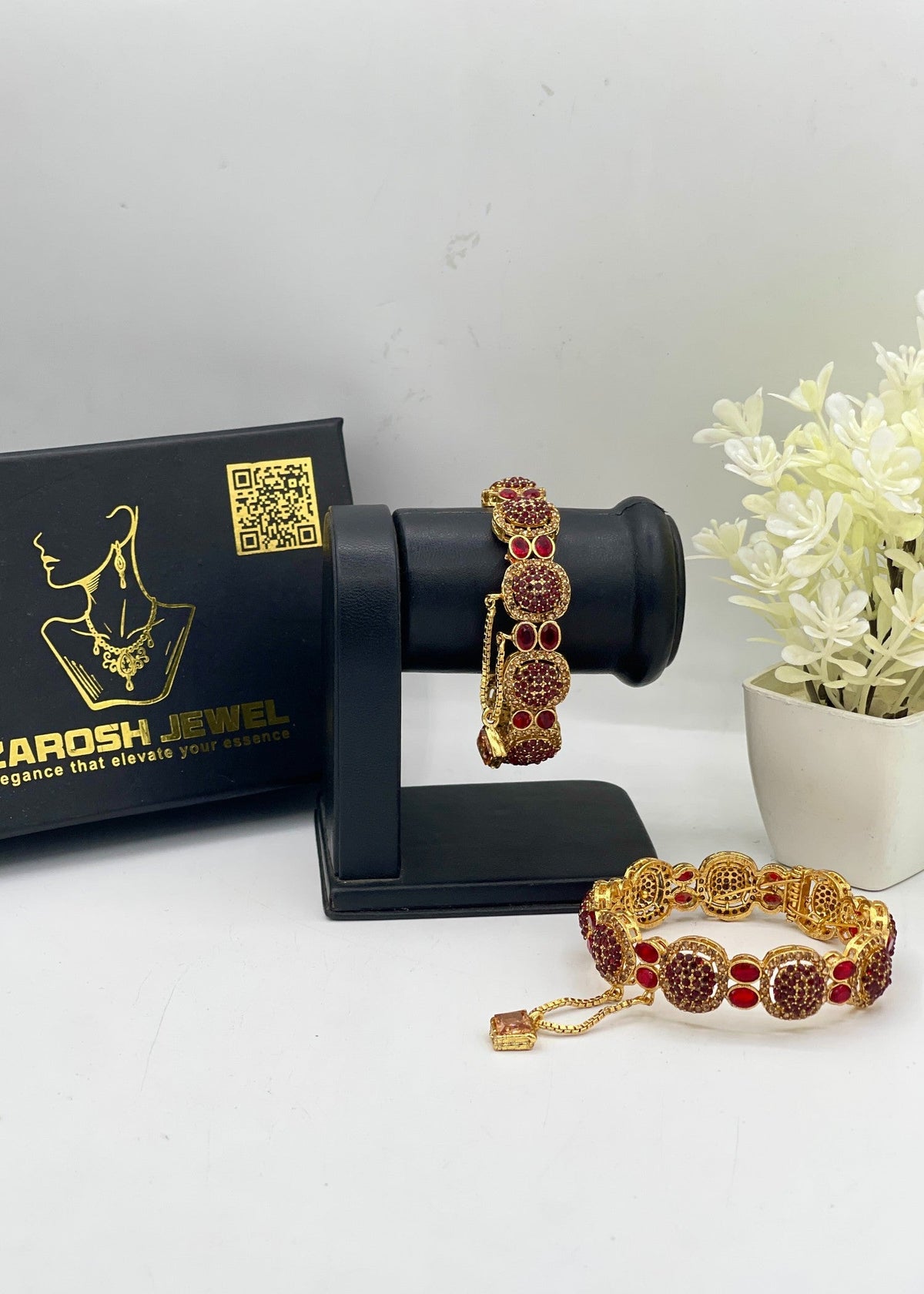 Shop the Sobia Openable Bangle Set from Zarosh Jewel