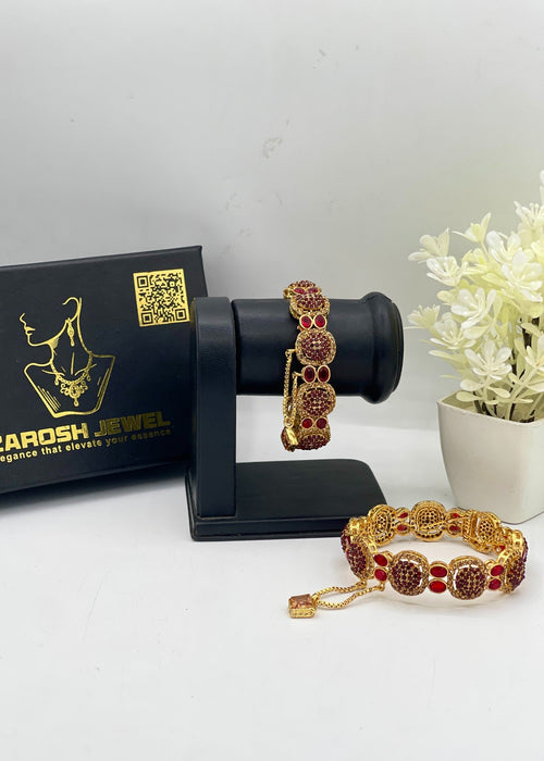 Shop the Sobia Openable Bangle Set from Zarosh Jewel