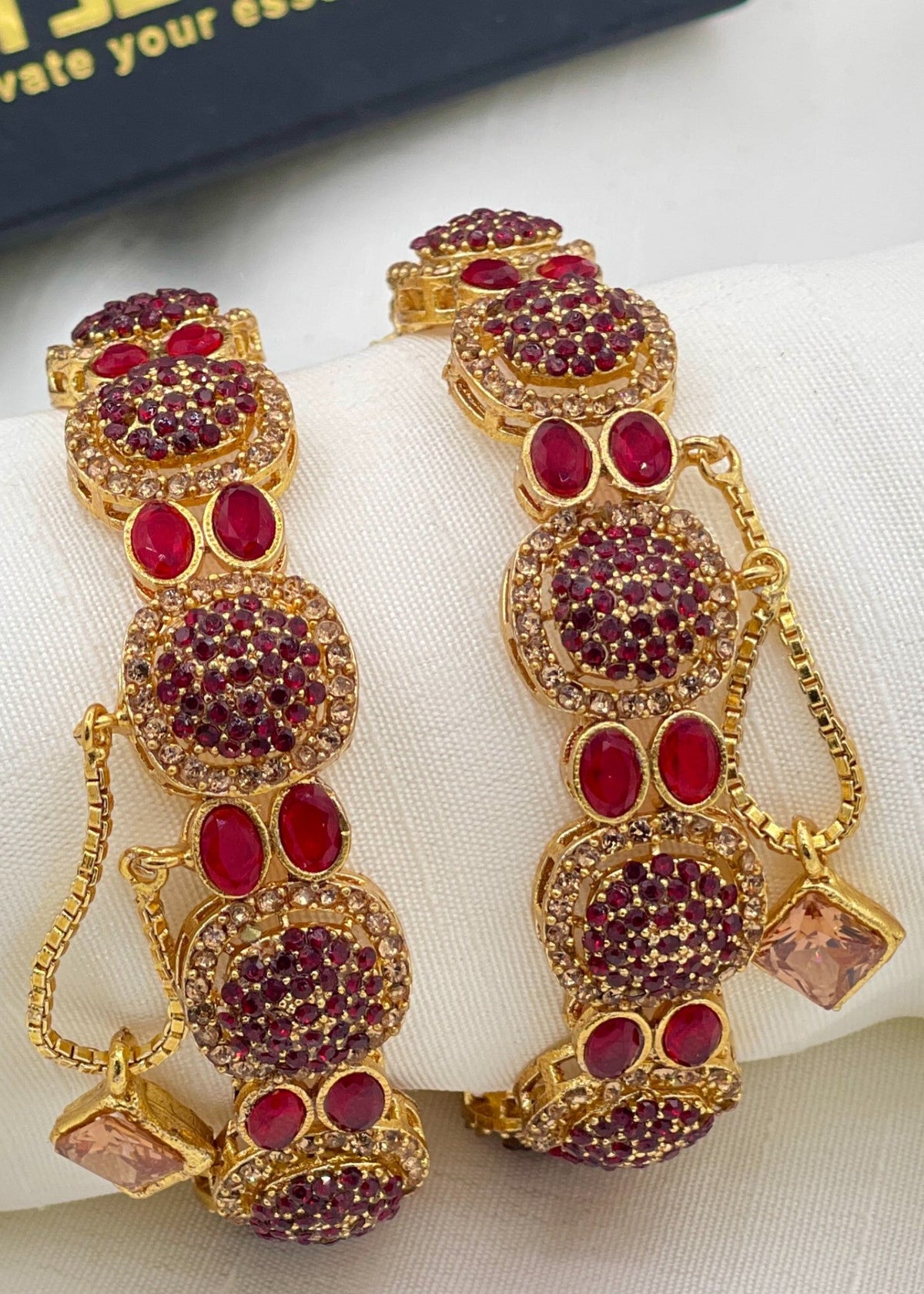 Shop the Sobia Openable Bangle Set from Zarosh Jewel