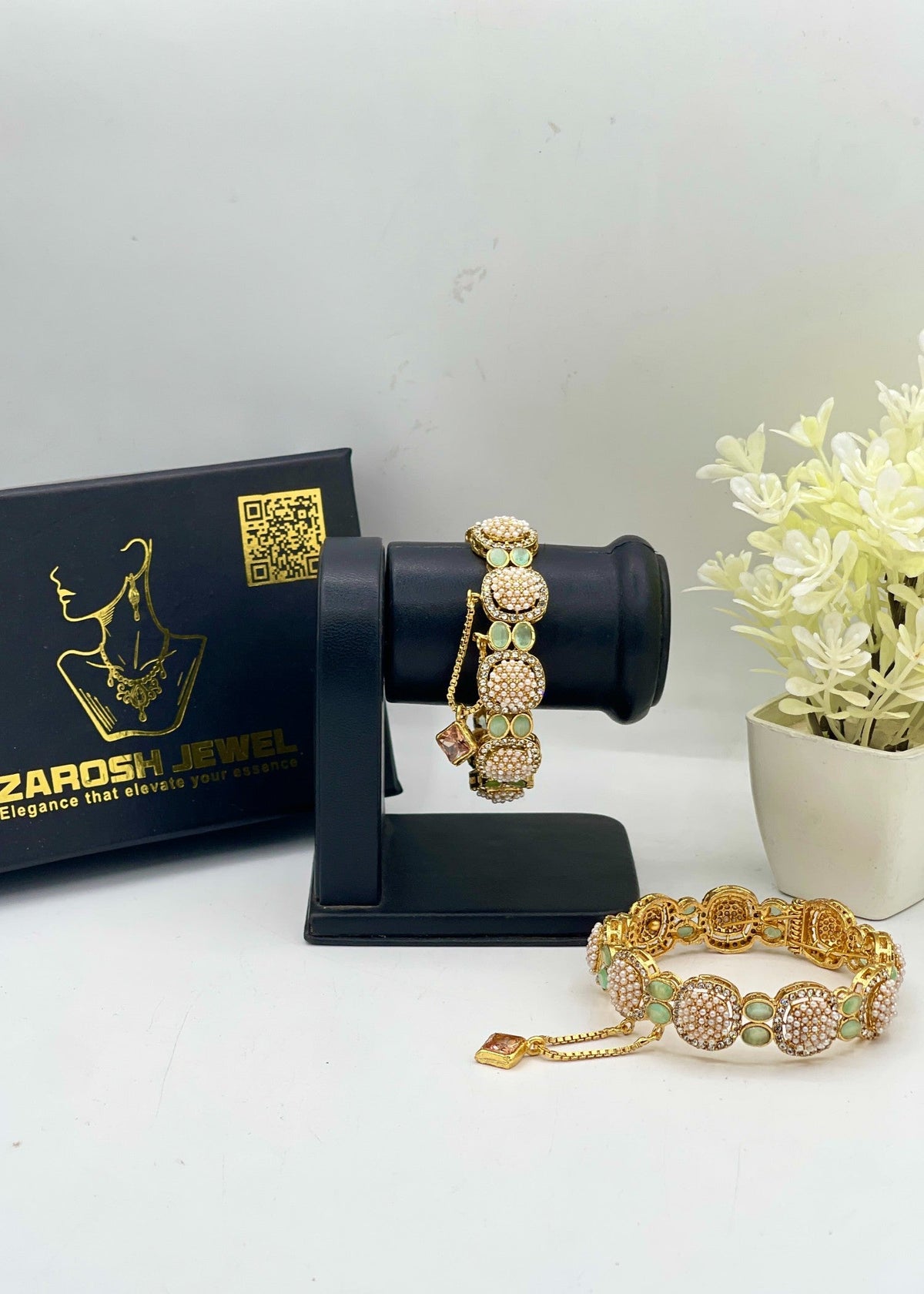 Shop the Sobia Openable Bangle Set from Zarosh Jewel
