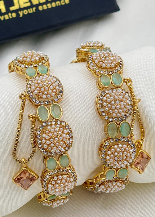 Shop the Sobia Openable Bangle Set from Zarosh Jewel