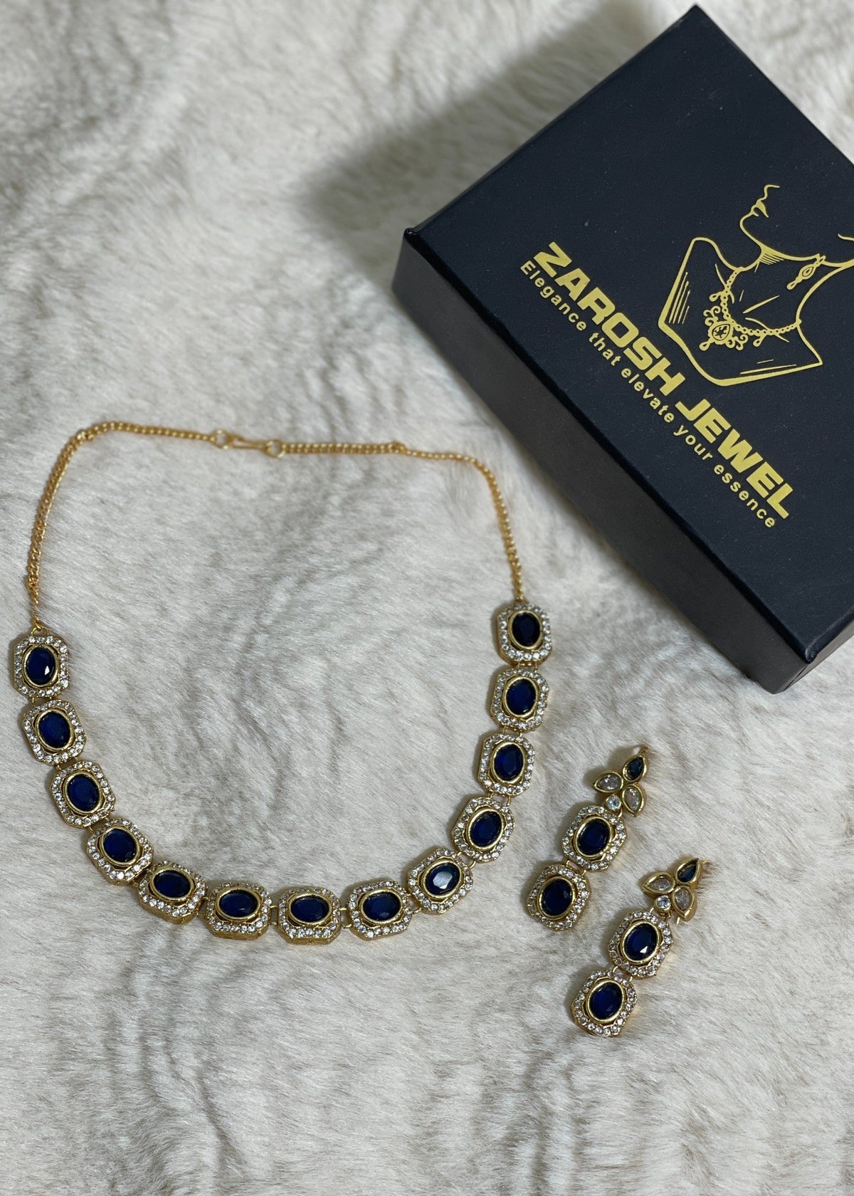 Shop the Sofia Necklace Set from Zarosh Jewel