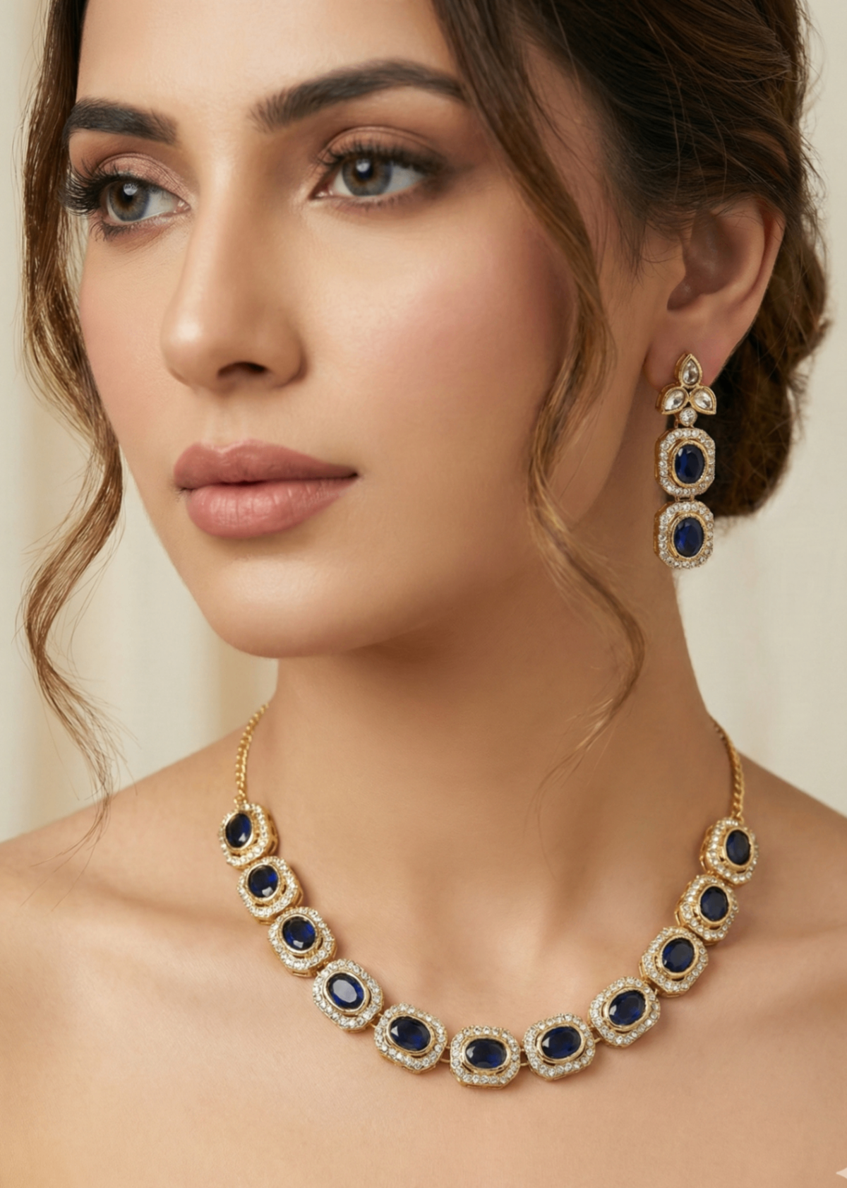 Shop the Sofia Necklace Set from Zarosh Jewel