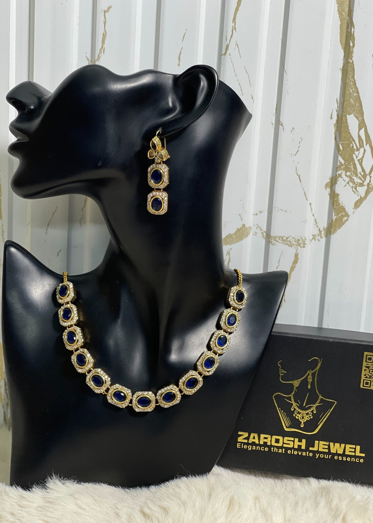 Shop the Sofia Necklace Set from Zarosh Jewel