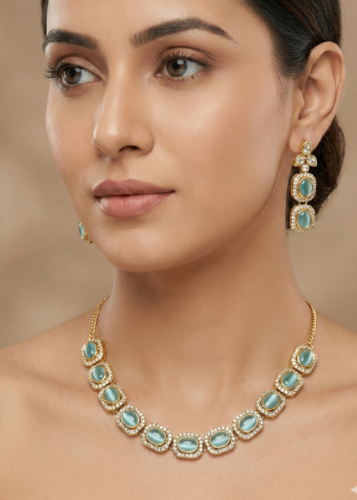 Shop the Sofia Necklace Set from Zarosh Jewel
